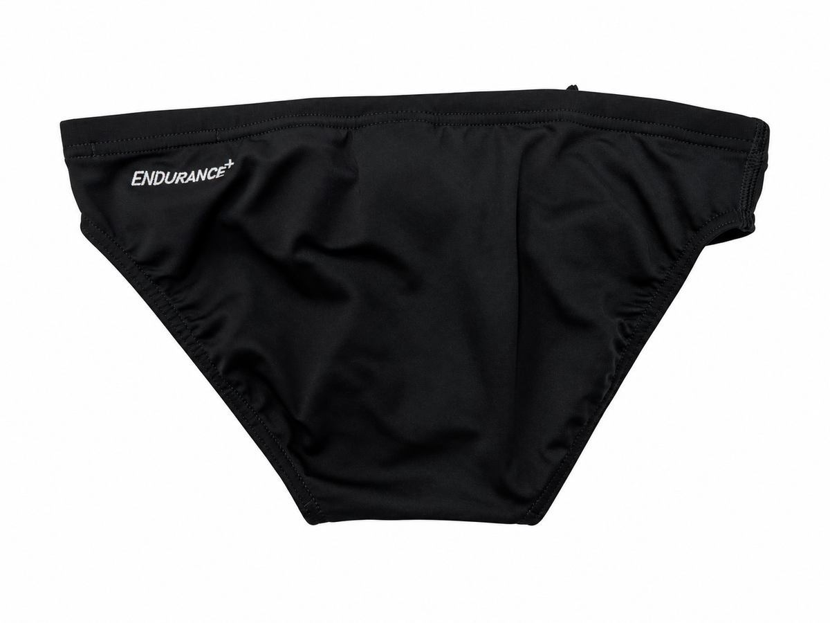 SPEEDO ENDURANCE+ BRIEF - BLACK, SIZE 10