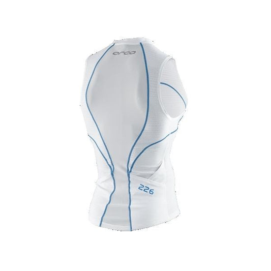 ORCA MENS 226 TRI TANK 2014 TRI TOP - WHITE/BLUE