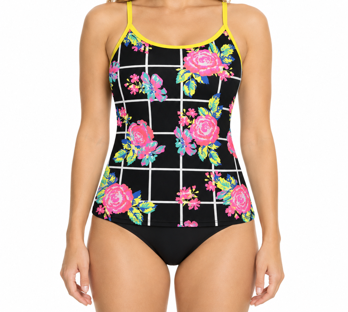 SPEEDO GIRLS FLORICHECK TANKINI