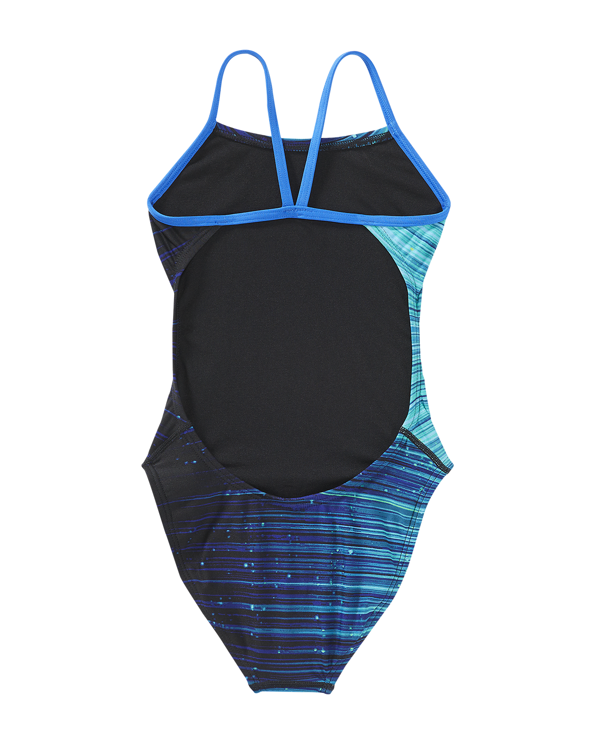 TYR GIRLS ' SPEEDWARP CUTOUTFIT SWIMSUIT - BLUE