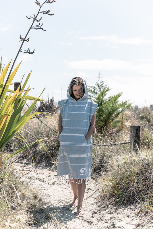 MOANA COTTON HOODED PONCHO TOWEL