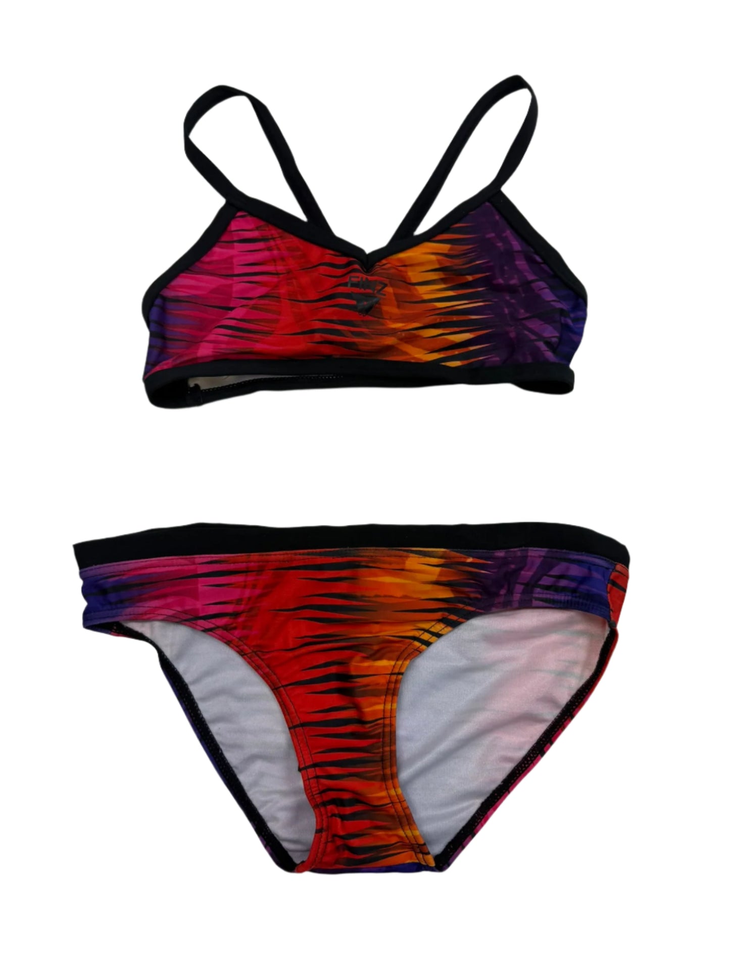 FINZ WOMENS PRINTED TWO PIECE - SUNSET - W-8