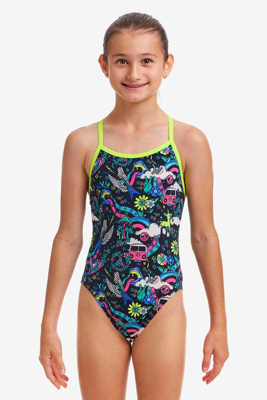 FUNKITA SINGLE STRAP ONE PIECE SWIMSUIT - HIPPY DIPPY