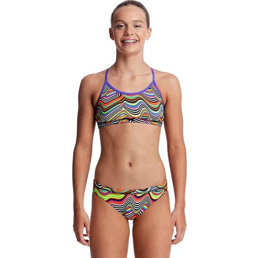 FUNKITA RACERBACK TWO PIECE - DRIPPING