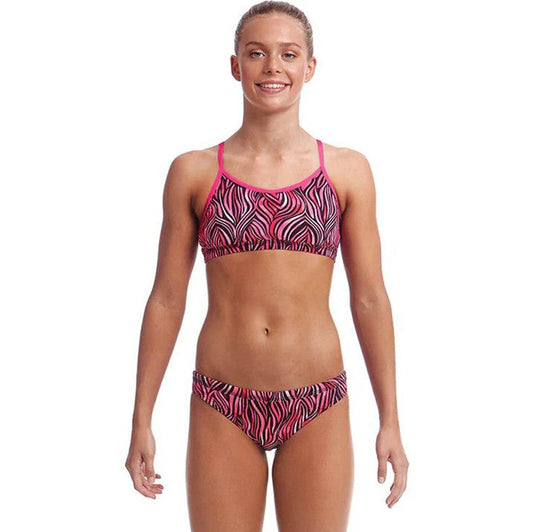 FUNKITA RACERBACK TWO PIECE - SAFARI SUNSET