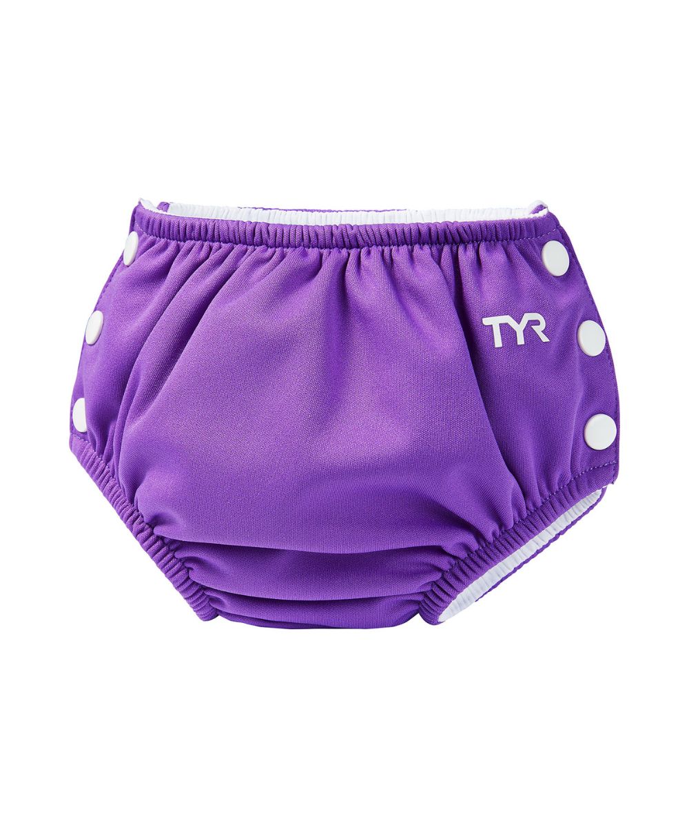 TYR ADJUSTABLE SWIM DIAPER SWIM NAPPY - PURPLE