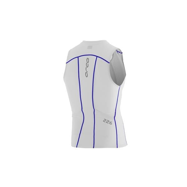 ORCA MENS 226 TRI TANK 2015 TRI TOP - WHITE/BLUE