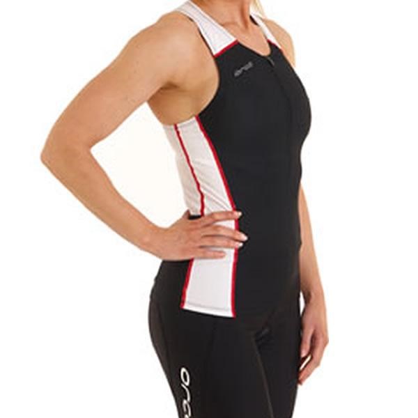 ORCA WOMENS 226 SUPPORT SINGLET 2012 TRI TOP - BLACK/WHITE