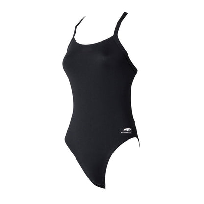 BLUE70 GIRLS ENERGY RACERBACK ONE PIECE SWIMSUIT - BLACK