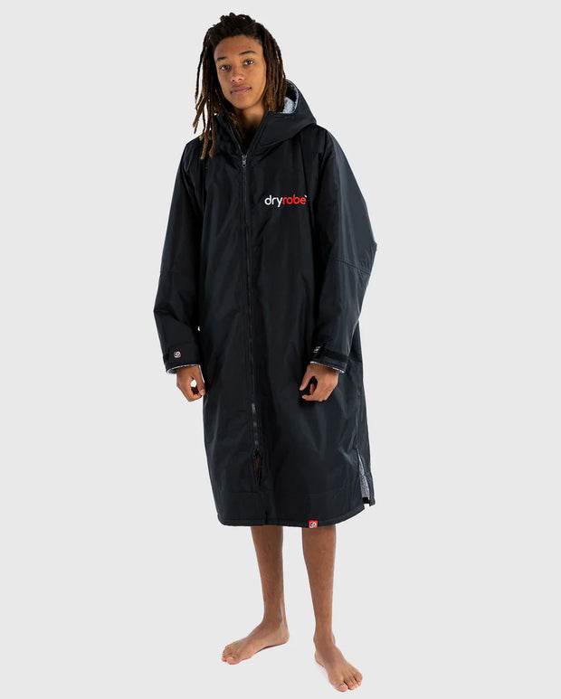 Dryrobe Advance Unisex Long Sleeve - Black/Grey