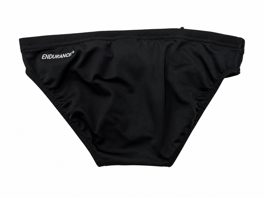 SPEEDO ENDURANCE+ BRIEF - BLACK, SIZE 10