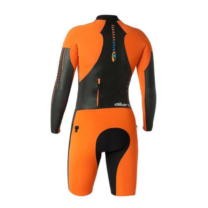 BLUE70 WOMENS ALLIANCE SWIMRUN WETSUIT - BLACK/ORANGE