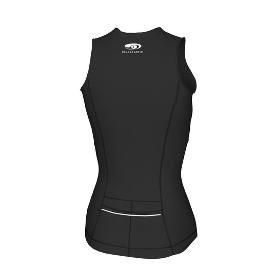 BLUE70 WOMENS TX1000 2019 TRI SINGLET TRI TOP - BLACK