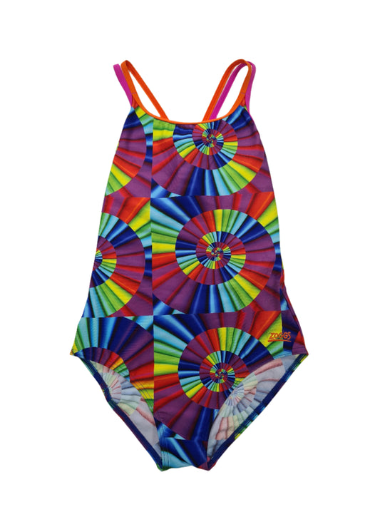 ZOGGS GIRLS SWIRY DUOBACK ONE PIECE SWIMSUIT