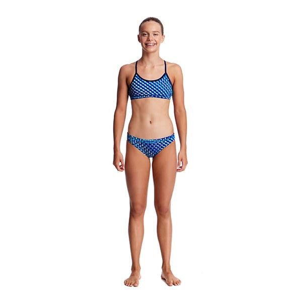 FUNKITA RACERBACK TWO PIECE - VAPOUR SCALE