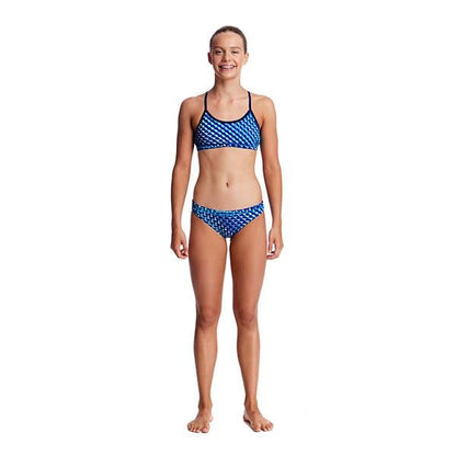 FUNKITA RACERBACK TWO PIECE - VAPOUR SCALE