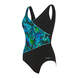 ZOGGS WOMENS WRAP FRONT MYSTIC ONE PIECE