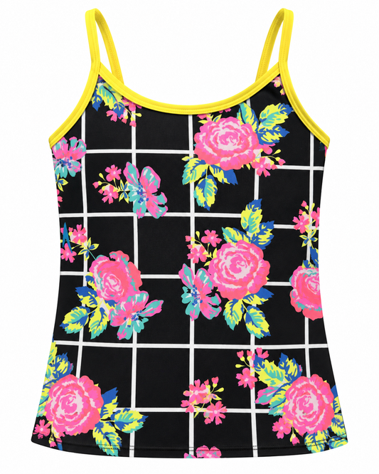 SPEEDO GIRLS FLORICHECK TANKINI