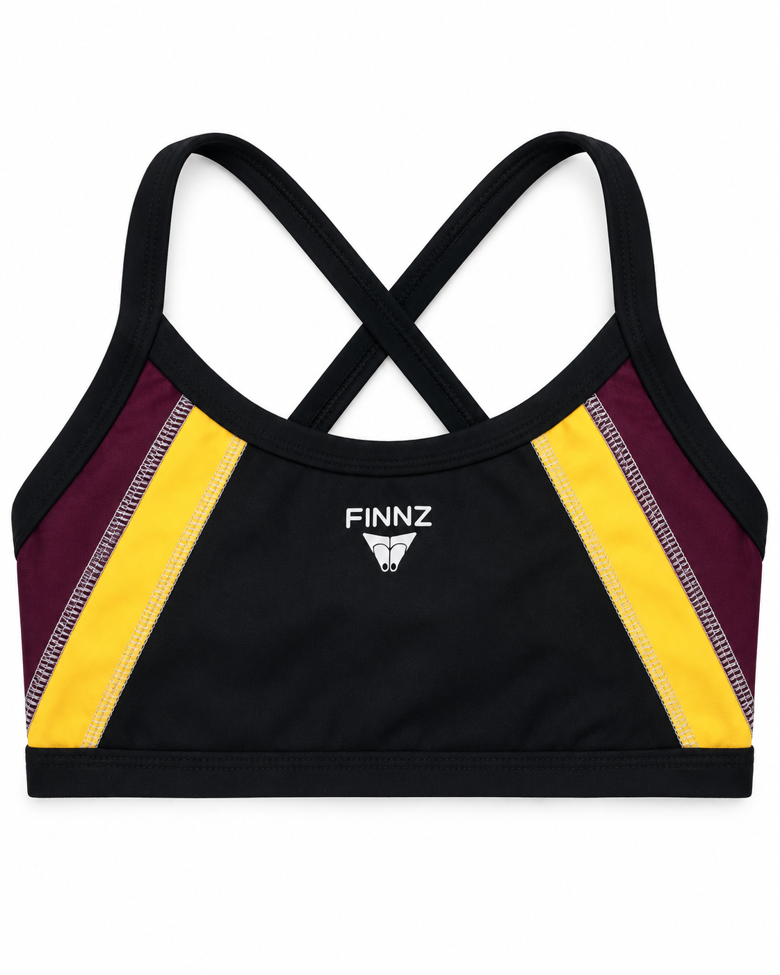 FINIS GIRLS CROSSBACK SWIM TOP - SIZE 12