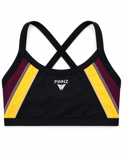 FINIS GIRLS CROSSBACK SWIM TOP - SIZE 12