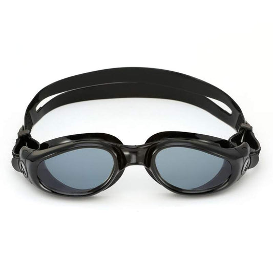 AQUA SPHERE KAIMAN GOGGLE - BLACK BLACK TINT SMOKE