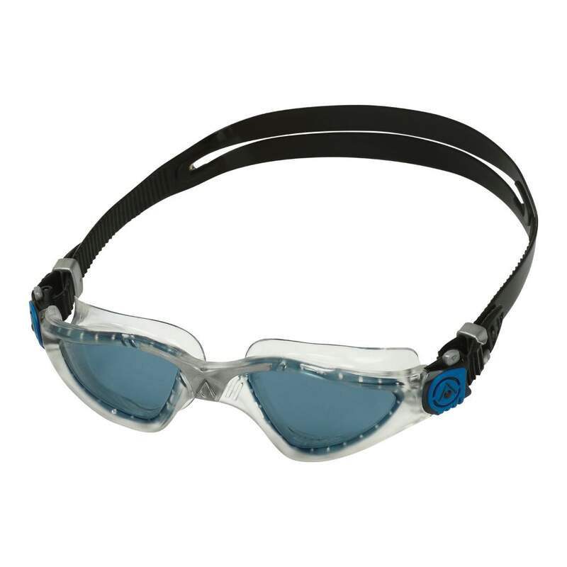 AQUA SPHERE KAYENNE GOGGLE - SILVER PETROL TINT SMOKE