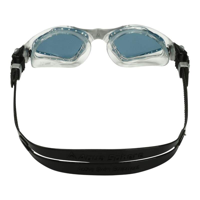 AQUA SPHERE KAYENNE GOGGLE - SILVER PETROL TINT SMOKE