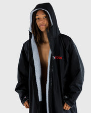Dryrobe Advance Unisex Long Sleeve - Black/Grey