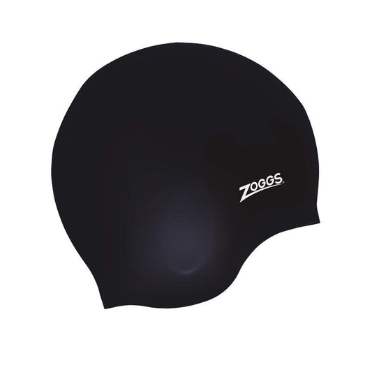 ZOGGS ULTRA FIT SILICONE CAP BLACK