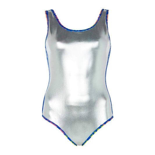ZOGGS SILVER LINED SCOOPBACK ONE PIECE SWIMSUIT