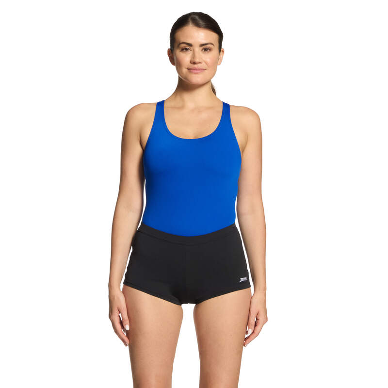 ZOGGS HARLEMS BOYLEG SHORT TWO PIECE SWIMSUIT
