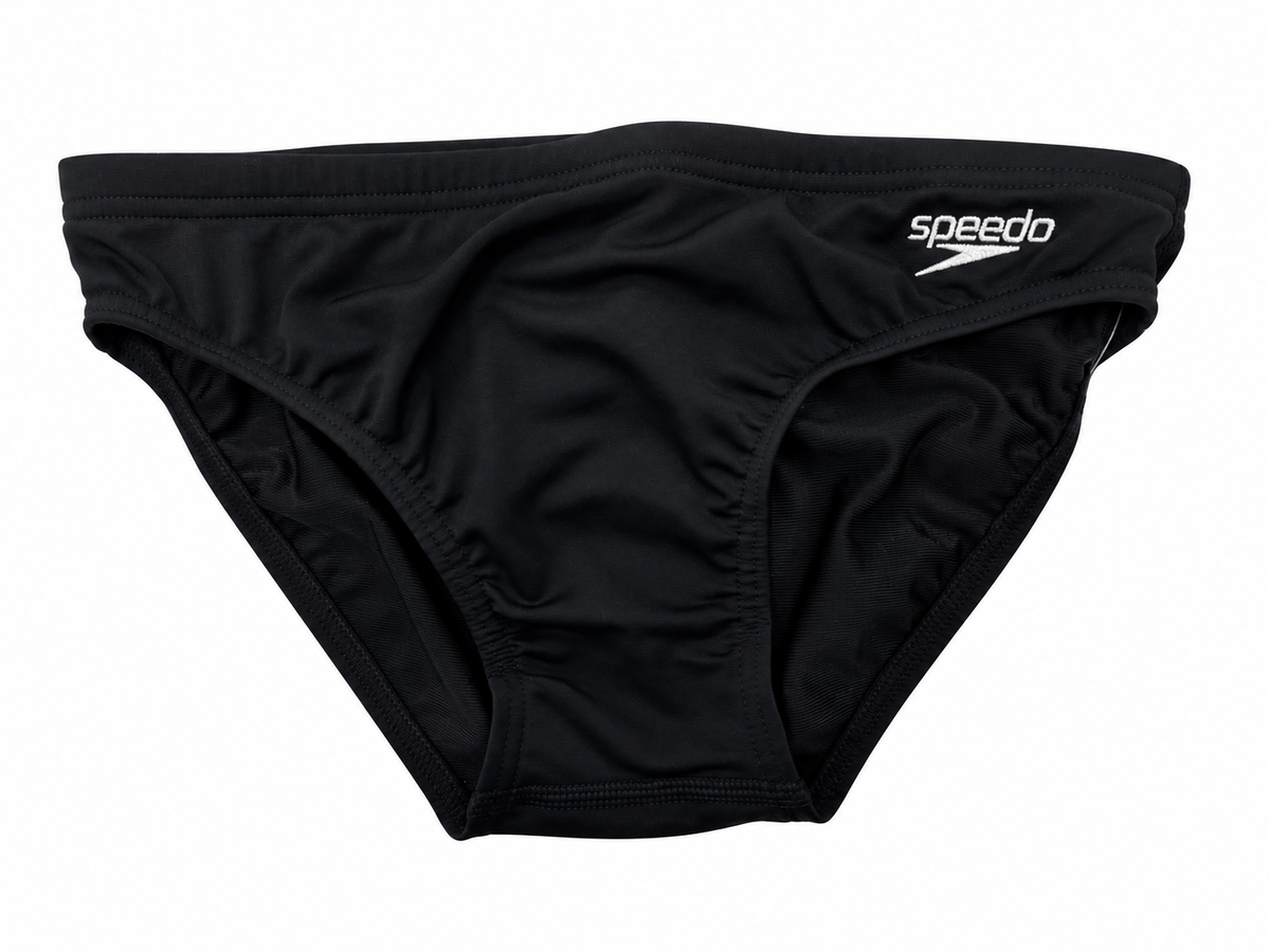 SPEEDO ENDURANCE+ BRIEF - BLACK, SIZE 10