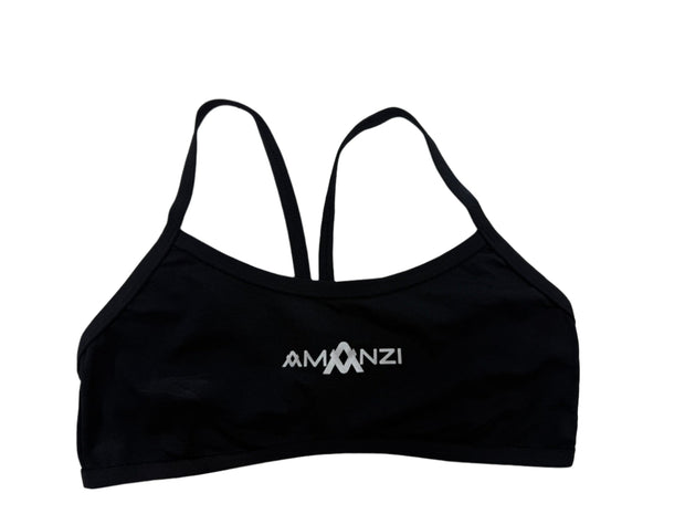 Amanzi Womens Jet Black Sport Top- W8