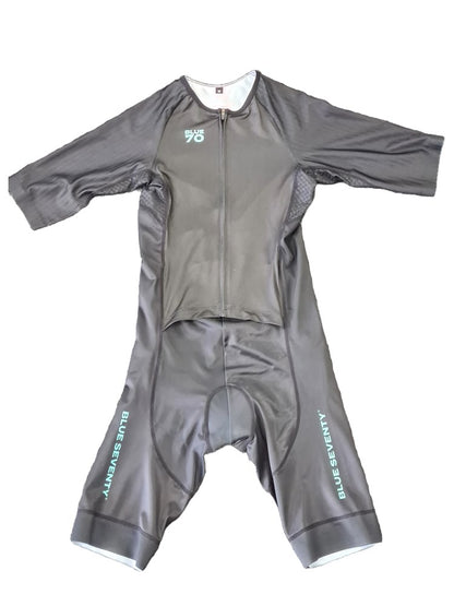 BLUE70 WOMENS AERO ELITE TRISUIT - BLACK/MINT