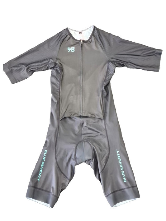 BLUE70 WOMENS AERO ELITE TRISUIT - BLACK/MINT