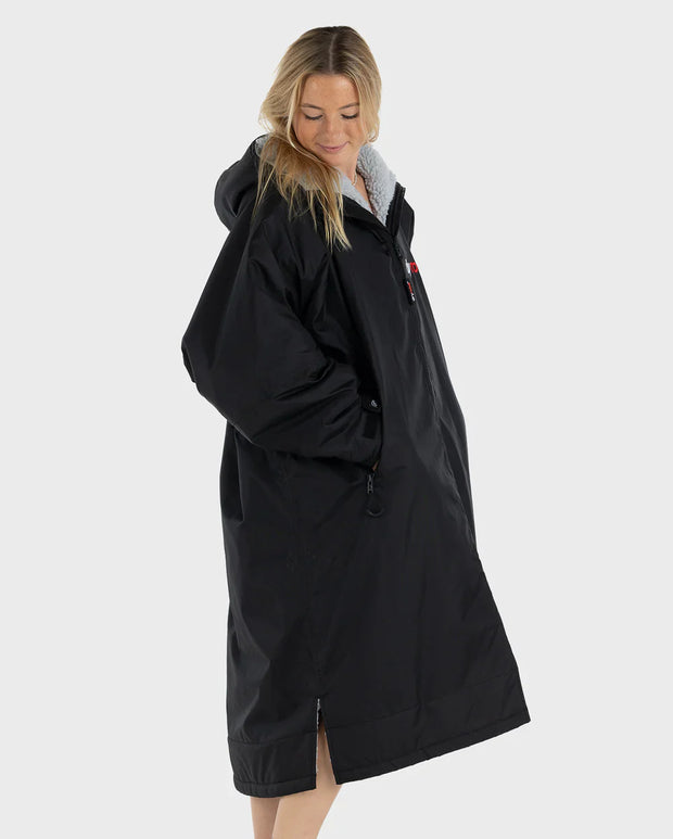 Dryrobe Advance Unisex Long Sleeve - Black/Grey