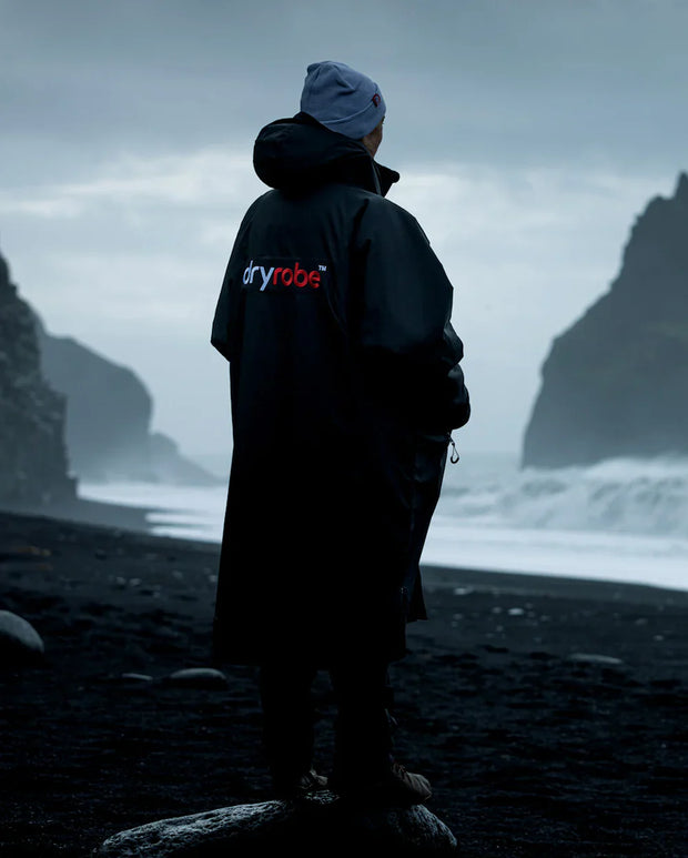 Dryrobe Advance Unisex Long Sleeve - Black/Grey