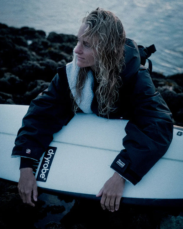 Dryrobe Advance Unisex Long Sleeve - Black/Grey
