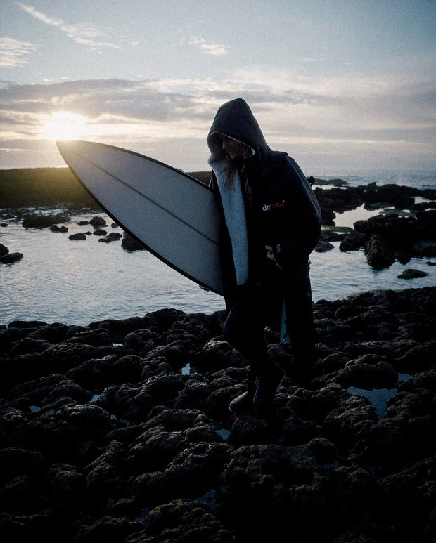 Dryrobe Advance Unisex Long Sleeve - Black/Grey