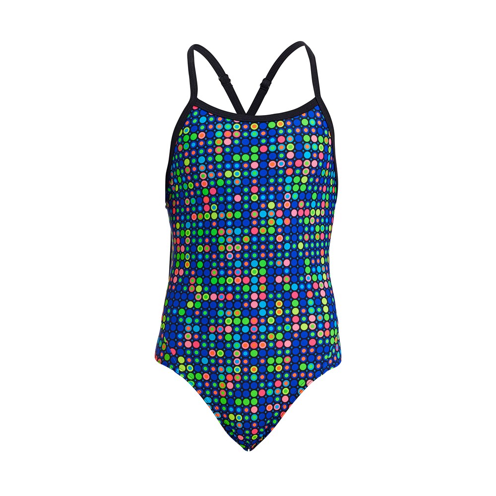 FUNKITA GIRLS TWISTED ONE PIECE - DIAL A DOT
