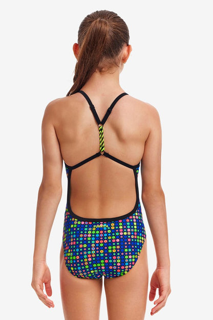 FUNKITA GIRLS TWISTED ONE PIECE - DIAL A DOT