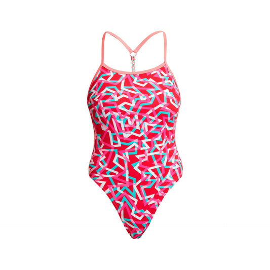 FUNKITA TWISTED STRAP ONE PIECE SWIMSUIT