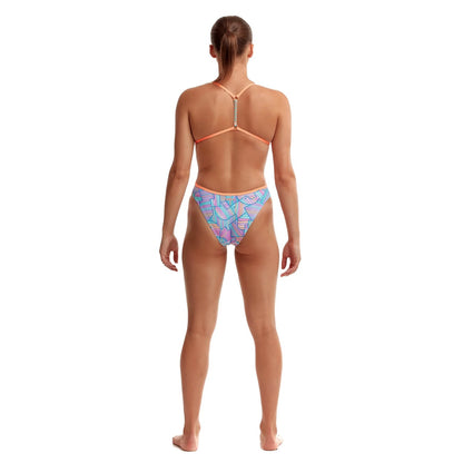 FUNKITA TWISTED STRAP ONE PIECE SWIMSUIT