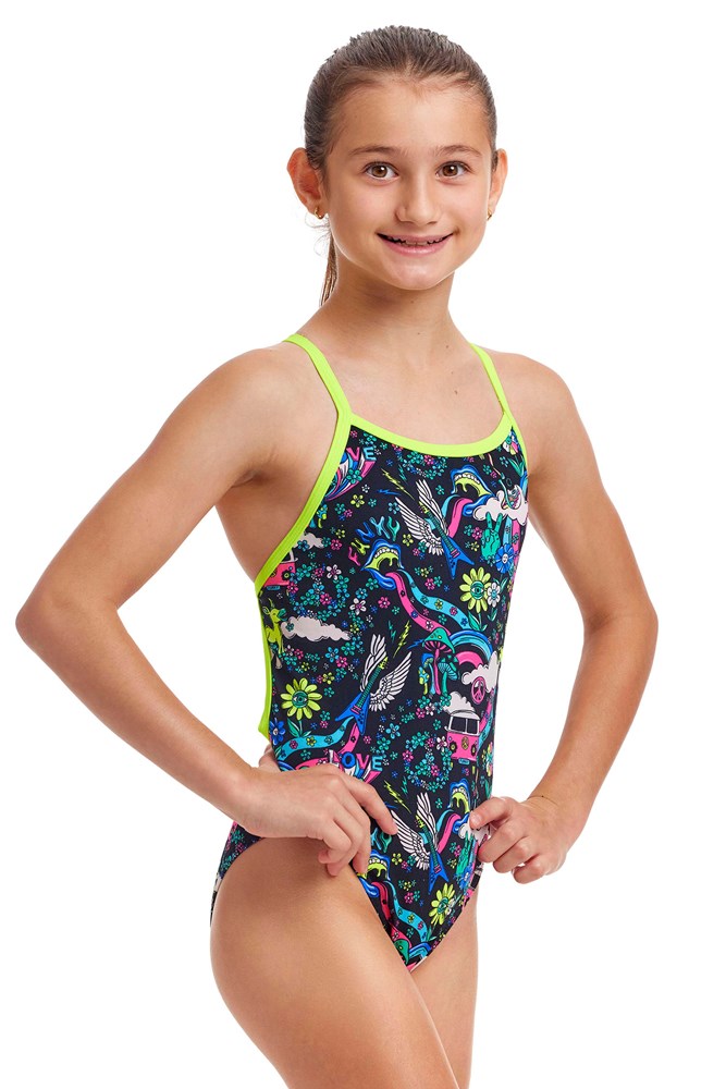 FUNKITA SINGLE STRAP ONE PIECE SWIMSUIT - HIPPY DIPPY