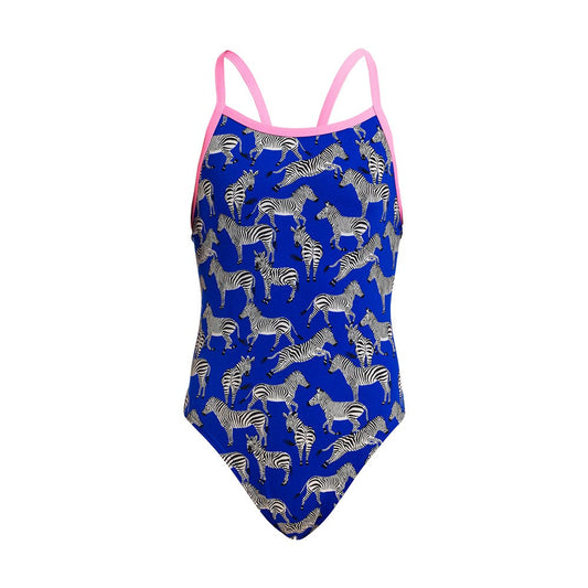 FUNKITA SINGLE STRAP ONE PIECE SWIMSUIT - PRANCE PARTY