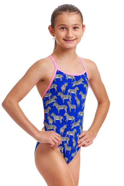 FUNKITA SINGLE STRAP ONE PIECE SWIMSUIT - PRANCE PARTY