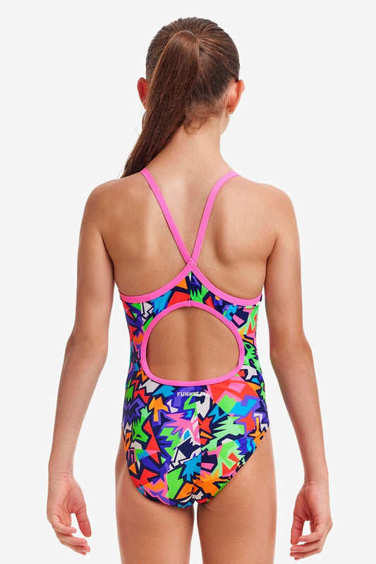 FUNKITA DIAMOND BACK ONE PIECE SWIMSUIT - SHARP EDGES