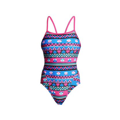 FUNKITA SINGLE STRAP ONE PIECE SWIMSUIT - MISS FOXY