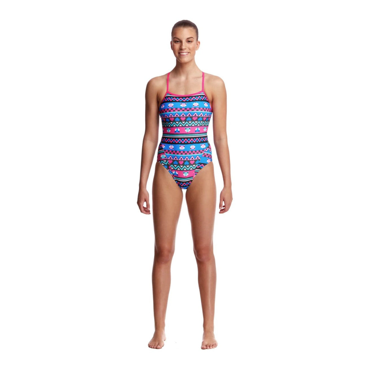 FUNKITA SINGLE STRAP ONE PIECE SWIMSUIT - MISS FOXY