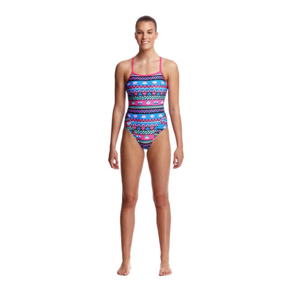 FUNKITA SINGLE STRAP ONE PIECE SWIMSUIT - MISS FOXY